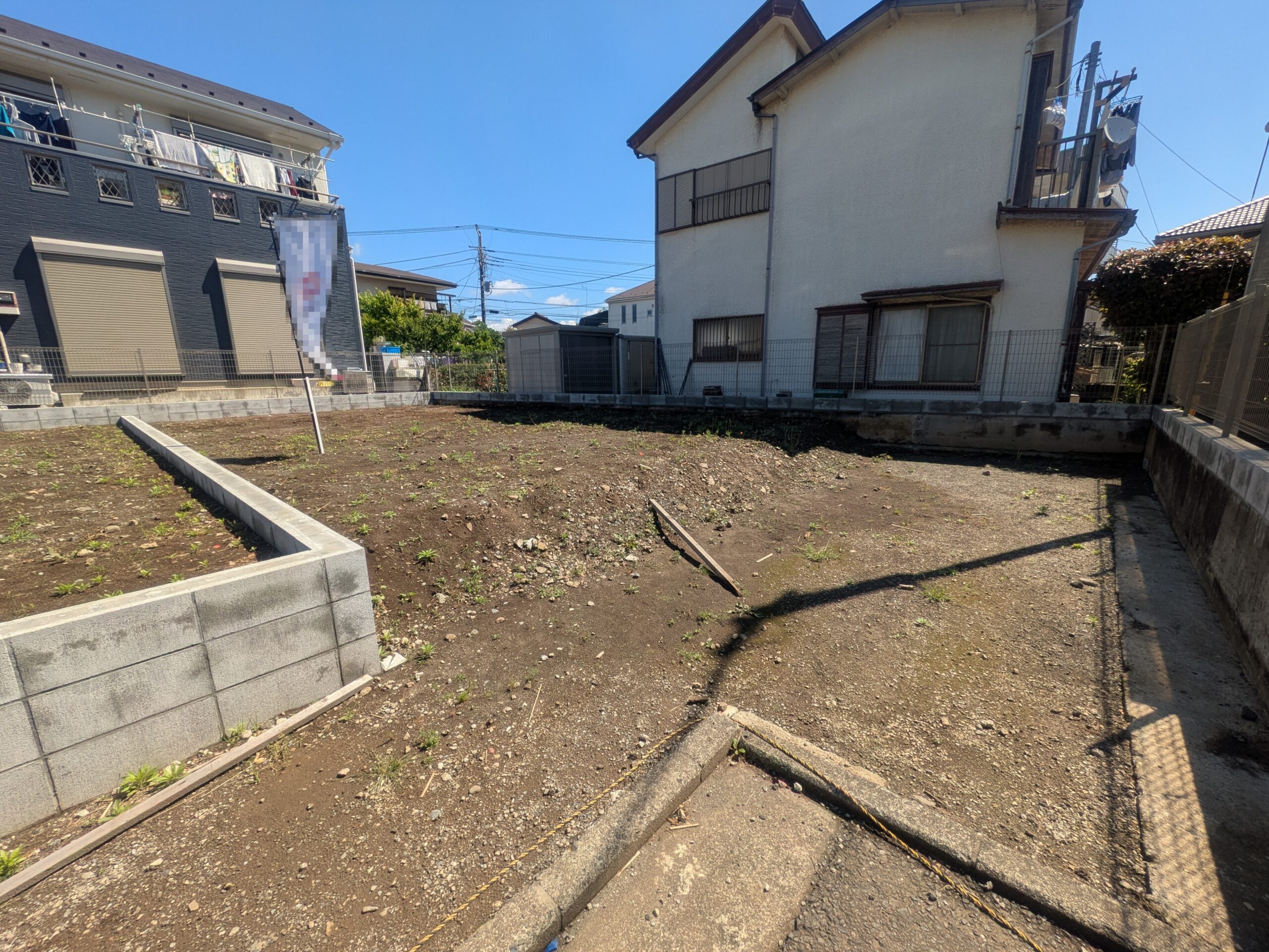売地　建築条件なし　茅ヶ崎市中島　全3区画　2区画