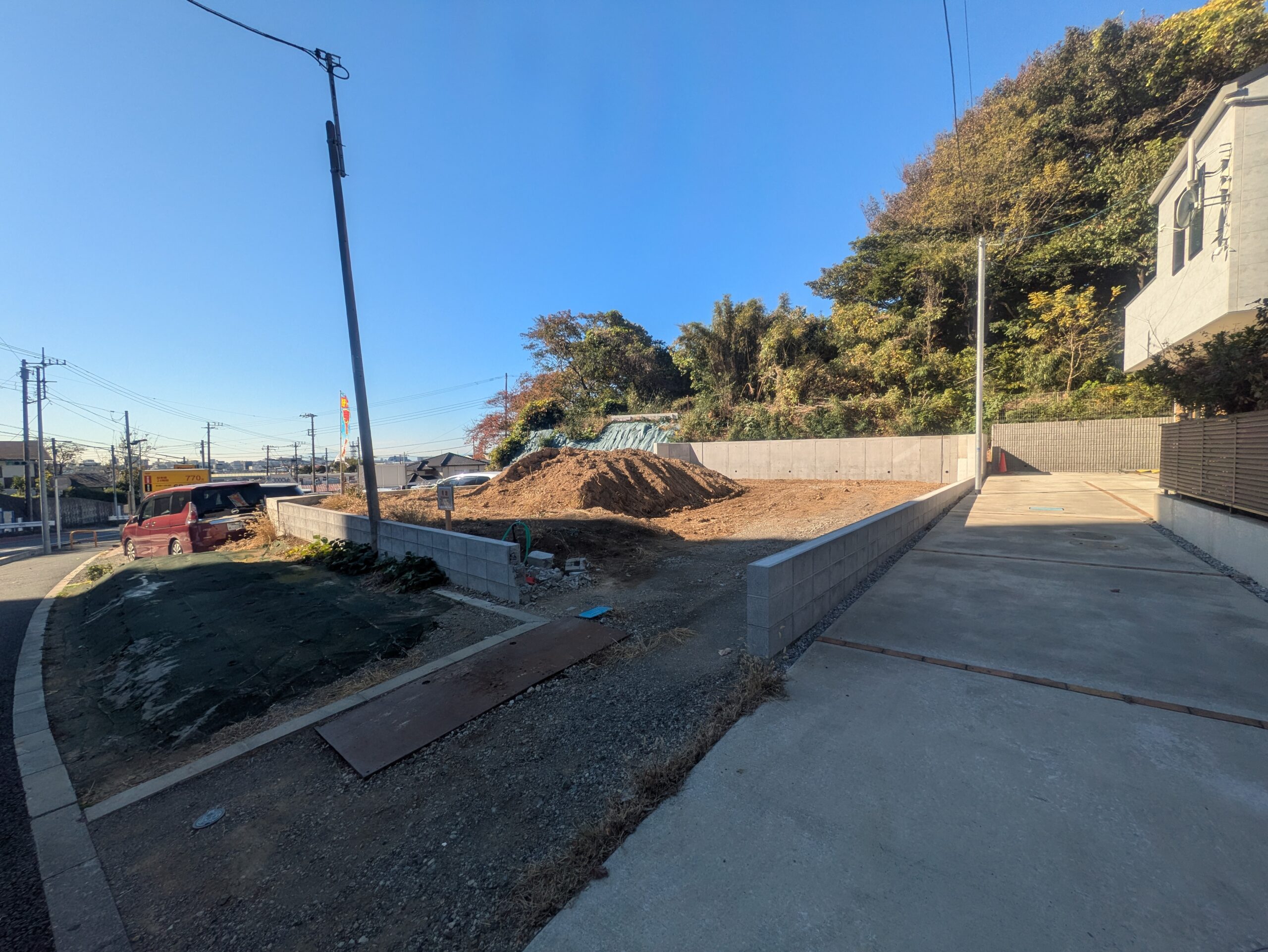 売地　建築条件有り　茅ヶ崎市甘沼